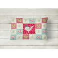 thumbnail image 2 of Caroline's Treasures CK5376PW1216 German Modena Pigeon Love Canvas Fabric Decorative Pillow, Red, 12H x16W, multicolor, 2 of 3
