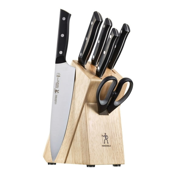 HENCKELS Dynamic 7 Piece Knife Block Set, Nature
