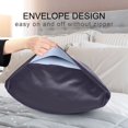 thumbnail image 4 of Yayeee Pillowcase King Size Set of 2 Satin Wrinkle Resistant Pillow Case, Purple UFO, 4 of 7