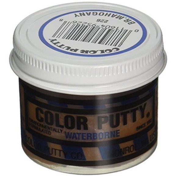 Color Putty 226 Water-Based Formula Color-Transmitted Putty, Bright Mahogany - 3.68 oz
