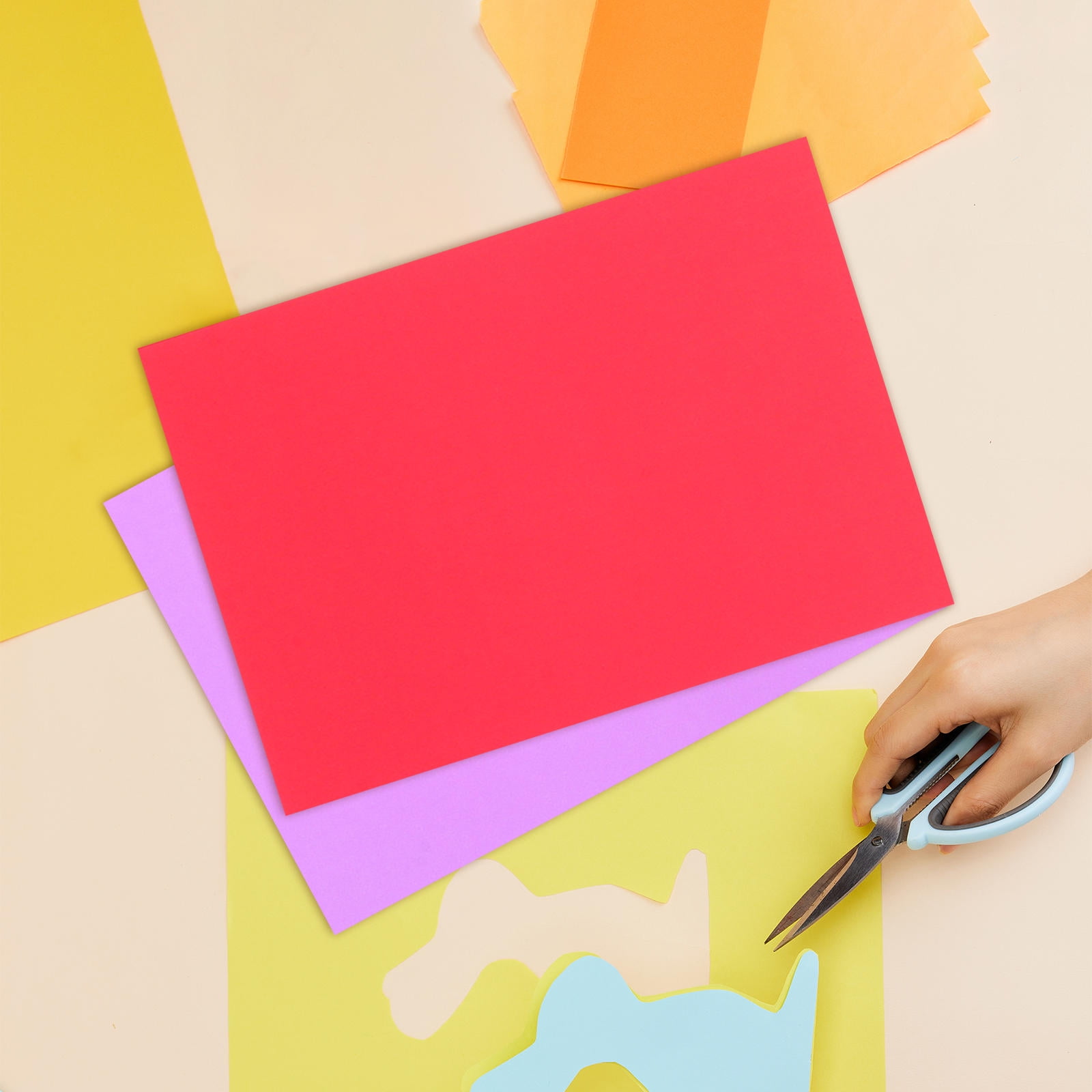 KAKOWELY Craft Cardstock Paper Rectangular Shape 250pcs