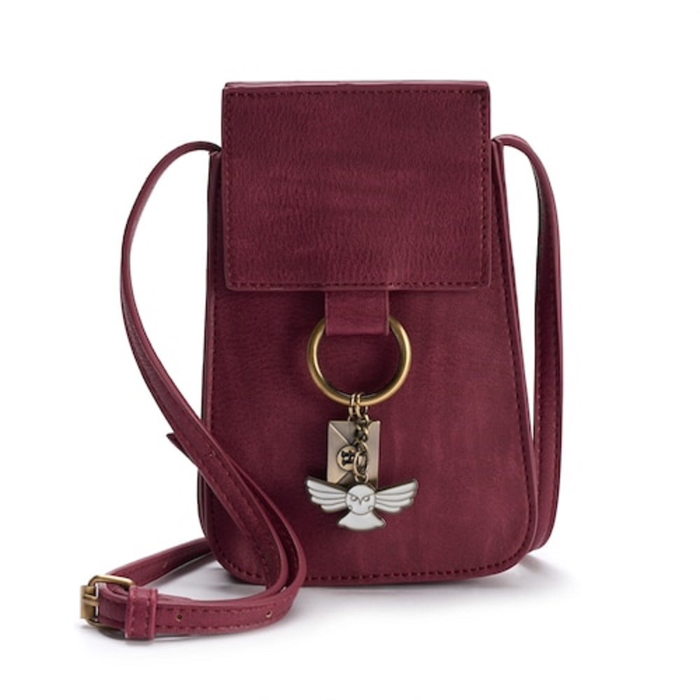 burgundy crossbody purse