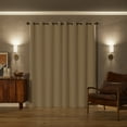 thumbnail image 2 of Sun Zero Oslo Extreme 100% Blackout Grommet Curtain Panel, 52"X95", Cream, 1-Piece Single Panel, 2 of 10