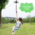 thumbnail image 3 of Infans 100FT Zipline Kit for Backyard Kids Adults w/ Stainless Steel Spring Brake Seat, 3 of 7