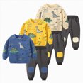 thumbnail image 4 of HCNTES Baby Boy Winter Clothes Boy Clothes Toddler Clothes Toddler Boy Clothing Sets Printed Long Sleeve Tops And Pants Kids 2Pcs Outfits, 4 of 4