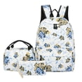 thumbnail image 1 of Guardurnaity Mochila escolar de tela Oxford para niñas Cherry con 3 lazos, mochila de tela Oxford con bolsa, mochila escolar primaria, juego de 3 Mochilas tipo+3, 1 of 6