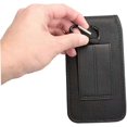 thumbnail image 2 of Mobile Phone Case Holster, 6.5" Cell Phone Belt Pouch,Small Hiking Belt Bag Black,Mens Belt Clip Holster Pouch Waterproof, 2 of 5