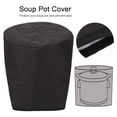 thumbnail image 4 of Cache-Poussière pour Pot de Soupe, Cache-Poussière Protecteur Noir pour Cuisine, 4 of 8