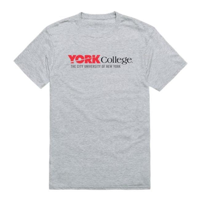  York College Cardinals Family T-Shirt Heather Grey Small :  Sports & Outdoors