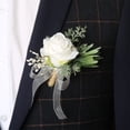 thumbnail image 3 of Decoraciones de Boda Advancent Florero con Flores Artificiales Realistas Incluidas Ideas de Boda, 3 of 6