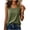 03-Army Green, variant on Diufon Tank Tops for Women Summer Casual Sleeveless V Neck Shirts Trendy Solid Color Basic Loose Tee Blouses
