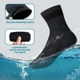 thumbnail image 4 of AUXDIQ 1 Pair Neoprene Socks 3mm Wetsuit Socks for Men Women Diving Socks Water Socks for Snorkeling Surfing Swimming Sailing, 4 of 5