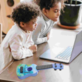 thumbnail image 2 of Mini Plastic Guitar Toy Simulation Ukulele Toy Simulation Musical Instrument for Toddler Kids As Shown, 2 of 6