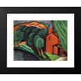 thumbnail image 2 of Oscar Bluemner 24x19 Black Modern Framed Museum Art Print Titled - Glowing Night (1924), 2 of 5