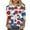 Blue, variant on American Flag Shirt,Rollbacks In All Departments,Cadancy Cotton Linen Tops for Women Loose Fit Plus Size,Vacation Clothes 2025 Trendy Blouses Cotton,Red White and Blue Shirts ,,Blue 2X