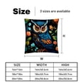 thumbnail image 5 of Owl Throw Pillows Set of 2 with Unique Patterns Covers - Available in 16x16, 18x18, and 20x20 Inches for Various Occasions - Includes Throw Pillow Inserts, 5 of 6