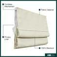 thumbnail image 6 of Chicology Cordless Roman Shade, Blackout, Del Mar Moon Shell, 35"W X 64"H, 6 of 9