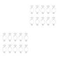 thumbnail image 2 of Advancent 10 piezas Ganchos para azulejos de techo Fácil instalación flexible Resorte automático Diseño simple Letrero colgante Techo F5 F2 estereoscópico 2piezas Advancent CBP456287, 2 of 5