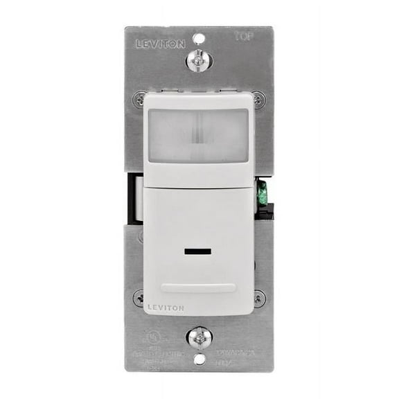 2.5A Decora Single Pole Motion Sensor Switch, White