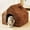 Brown, variant on Cat Houses for Indoor Cats, Washable Cute Cat Bed Cave with Removable Pillow, Large Semi-Enclosed Cozy Dog House Indoor, Soft Faux Rabbit Fur Kitten Bed, 17.5-Inch Cat Hideaway, Pink Grey