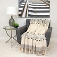 thumbnail image 4 of Parkland Collection Inca Gray Variegated Cotton Throw Blanket, 50 x 60 Decorative Couch Throw, 4 of 4