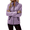 Purple, variant on Mengpipi Women's Solid Color Fluffy Fleece Coat Casual Lapel Collar Full Zip Jacket S-2XL