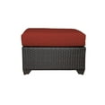 thumbnail image 3 of TKC Barbados Patio Wicker Ottoman in Terracotta, 3 of 6