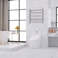 thumbnail image 2 of Costway Chauffe-Serviettes Mural Support de Séchage 304 Acier Inoxydable, 2 of 10