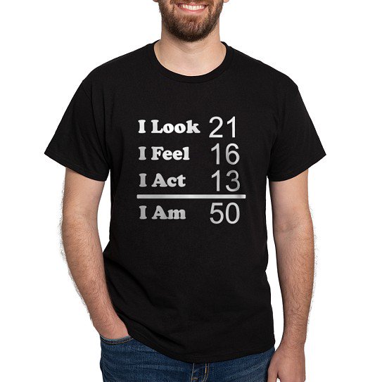 CafePress - I Am 50 T Shirt - Men's Classic Cotton T-Shirts