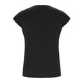 thumbnail image 4 of Jalioing Women's T Shirt Short Cap Sleeve Scoop Neck Fashion Basic Tops Summer Trendy Casual Pullover Tee, 4 of 7