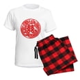 thumbnail image 5 of CafePress - Double_Hapines Pajamas - Women's Short Sleeve Print T-Shirt and Pants Light Cotton Pajama Set, 5 of 7