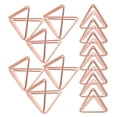 thumbnail image 5 of WORGEOUS 72 Pcs  Triangular Table Card Holders Table Top Thick and Sturdy Photo Holders Mini Business Card Holders Place Cards for Party Anniversary Banquet Holiday Decoration Rose Gold, 5 of 8