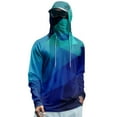 thumbnail image 4 of Drmagiyhm Mens UPF 50+ Shirt Lightweight Breathable Clothing Hooded Long Sleeve Cooling Spf Sun Hoodie Quick-Dry Hoodies with Face Mask XL, 4 of 4