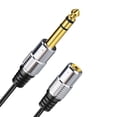 thumbnail image 4 of Mini 3.5mm Female Socket to 6.35mm Male Plug Stereo Jack Headphone Adapter Cable, 4 of 8