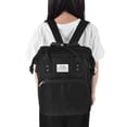 thumbnail image 2 of Mochila Multifuncional Plegable Bolsa de Almacenamiento de Pañales de Bebé de Gran Capacidad para ViajesNegro, 2 of 14