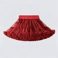 thumbnail image 4 of Jalioing Dance Skirt for Girl Ruffle Layered Princess Skirts Puffy Tulle Performance Skirt Girls Petticoat Skirt 0-10 Years, 4 of 5