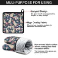 thumbnail image 7 of Golden Retriever Dog and Flower Kitchen Oven Mitt and Pot Holder Sets 4 Pcs for Baking, Cooking and Grilling, Heat Resistant Up To 392 °F, 7 of 7