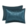 thumbnail image 4 of Gracie Mills 5-Piece Crinkle Velvet Comforter Set GRACE-15778 Full/Queen, 4 of 5