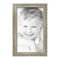 thumbnail image 2 of ArtToFrames 8" x 13" Silver Compo Dark Wash Picture Frame, 8x13 inch Silver Wood Poster Frame (WOM-5227),  Pack, 2 of 7