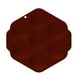 thumbnail image 4 of Fiudx Molde Grande para Tartas, Diseño Semicircular Marrón, Material Antiadherente Duradero, Apto para Microondas y Congelador, Perfecto para Magdalenas, Chocolates, Gelatina, Helado y Jabón, 24,5 X, 4 of 6