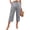 #03Gray, variant on Cotton Linen Palazzo Pants for Women Summer Boho Casual Wide Leg Trousers Drawstring Work Lounge Pant Beach Vacation Black L