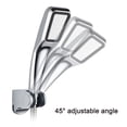 thumbnail image 4 of Soporte elegante para cabezal de ducha, conexión universal G1/2, soporte de ducha ajustable a 45°, plástico ABS cromado, ideal para mejorar el baño, 4 of 8