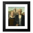 thumbnail image 2 of Grant Wood 12x14 Black Modern Framed Museum Art Print Titled - American Gothic (1930), 2 of 5