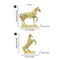 thumbnail image 3 of Wealth Horse Statue Feng Shui Home Decorations for Living Room Horse Figurines Collectibles Figurine Decors Gift, 3 of 9