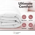 thumbnail image 2 of Superity Linen White Cotton Linen Duvet Cover, California King, 2 of 8