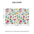 thumbnail image 4 of Placemats Set Of 4 / 6, Colorful Flowers_E Placemats For Dining Table Indoor/Outdoors Heat Resistant Washable Placemats 18" X 12", 4 of 8