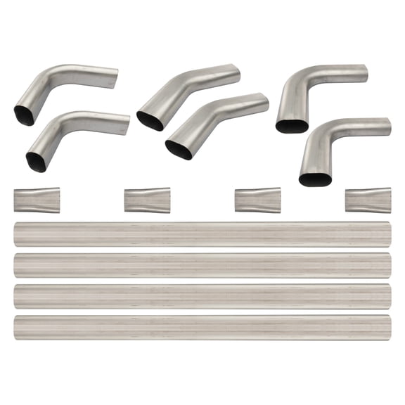 PYPES PERFORMANCE EXHAUST 3in Oval Tubing Builders Kit partNumber: SVV43