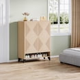 thumbnail image 6 of Tribesigns 6-Tier Shoe Cabinet, Wood Entryway Shoe Organizer Cabinet for Living Room, Natural, 6 of 6