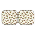 thumbnail image 5 of Lsque Cute Sloth 2 PCS Windshield Sun Shade | CarFoldable Window Covers | Car Accessories Reflect UV for Universal Cars SUV Truck | Large, 5 of 7