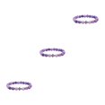 thumbnail image 2 of kurtrusly Large Application Perles Exquises Bracelet pour Polyvalents Cadeaux de Mode Bracelets Violet Usure 3Set, 2 of 6